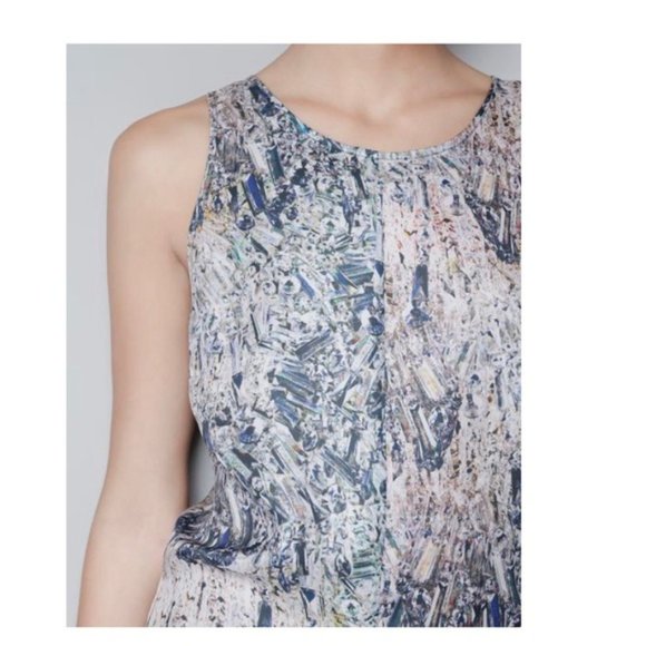 ZARA Gem Print Sleeveless Romper Playsuit XS - Picture 5 of 9